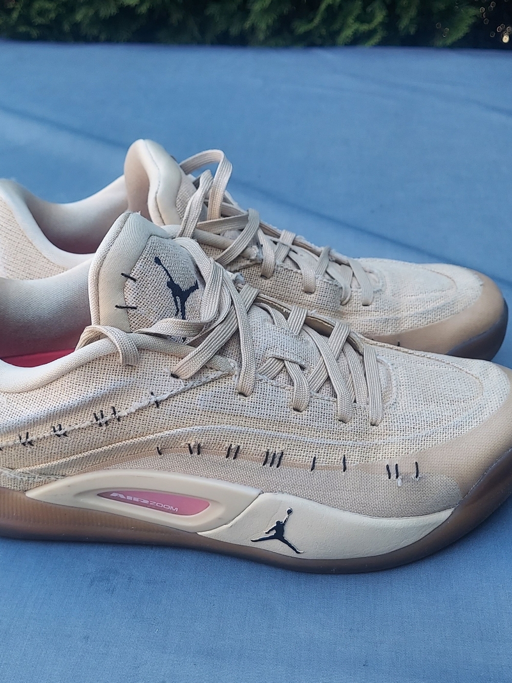 Jordan Men's Zion 4 Basketball Low-Top Tan